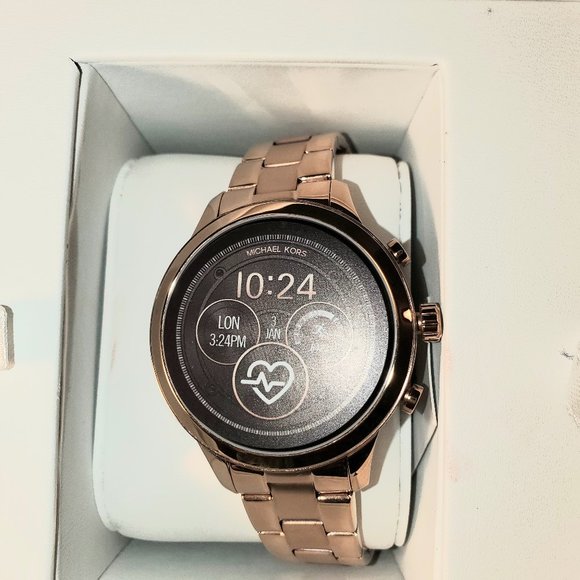 MK Unisex Runway Watch with Rose Gold-Tone Strap - Picture 4 of 4